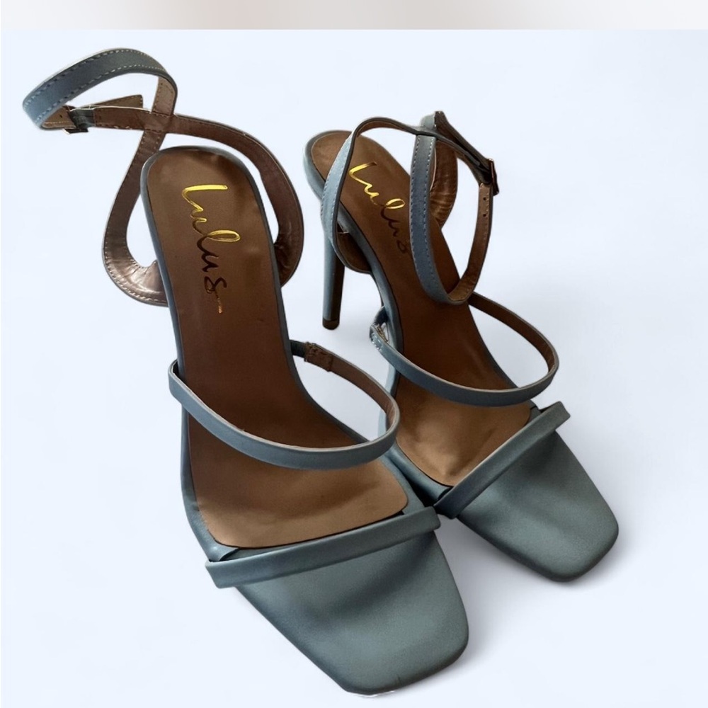 Lulu's Elegant Blue Strappy Heels